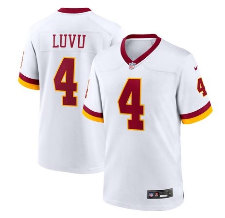 Men Washington Commanders #4 Frankie Luvu white Nike NFL 2026 Alternate Game Jersey 041700->washington commanders->NFL Jersey